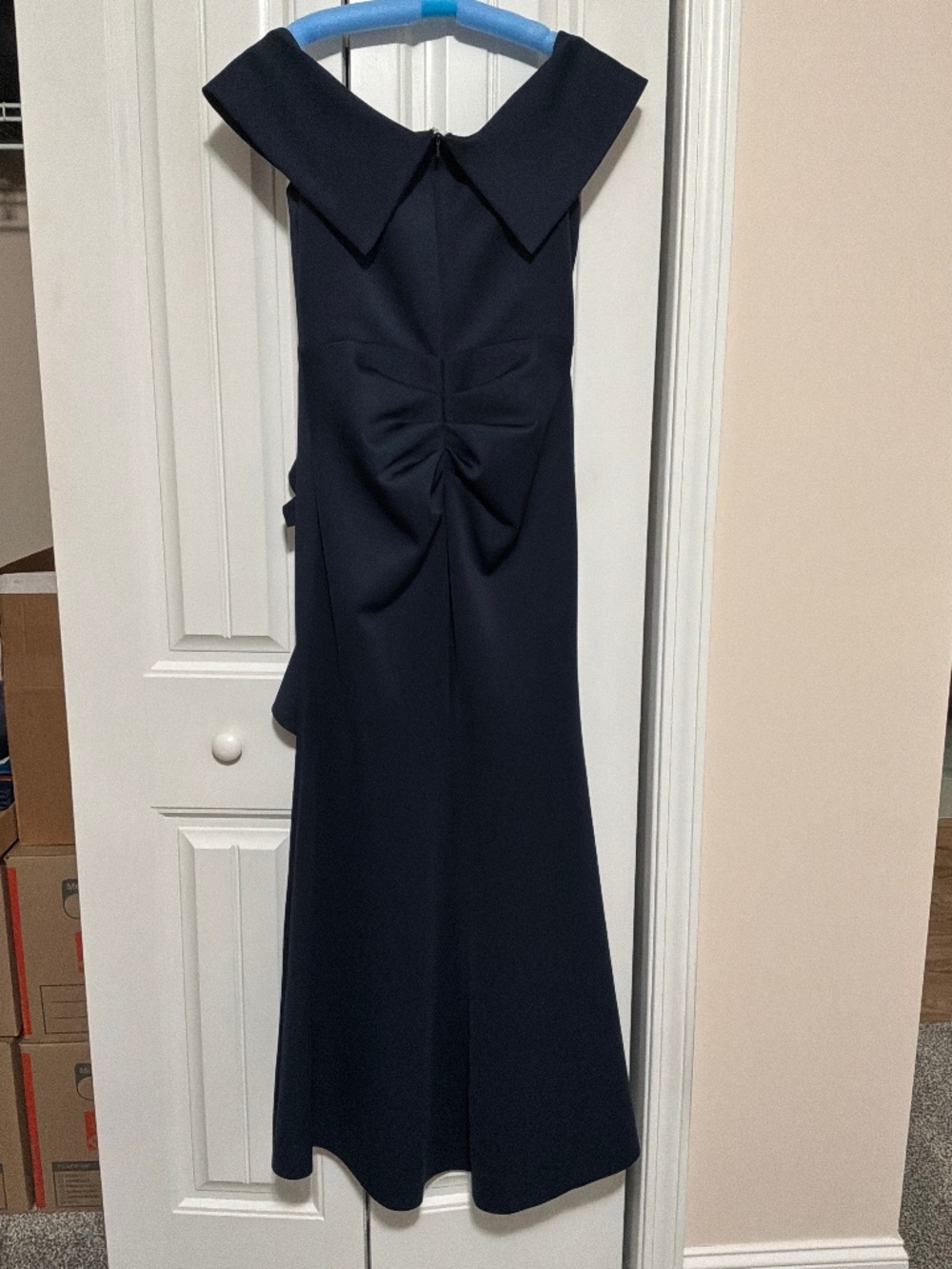 XSCAPE petite off shoulder gown - Picture 3 of 9